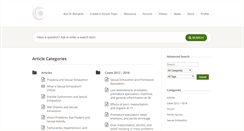 Desktop Screenshot of cure-erectile-dysfunction.org